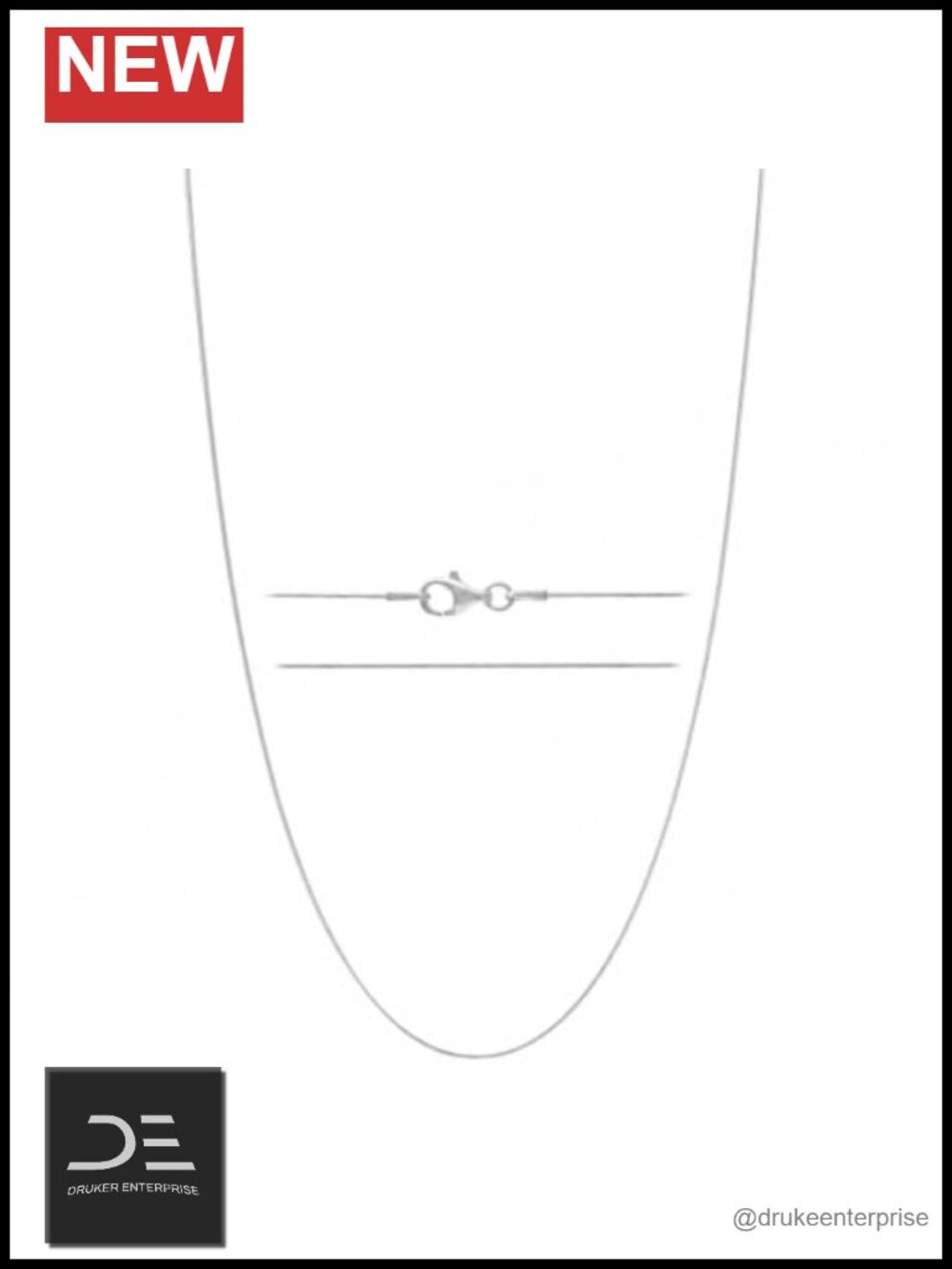 Sterling Silver Snake Chain Necklace Thin 1mm Layering Dainty